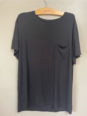 Cozy Earth Men's Large Bamboo Stretch-Knit Lounge Tee comfort unisex style